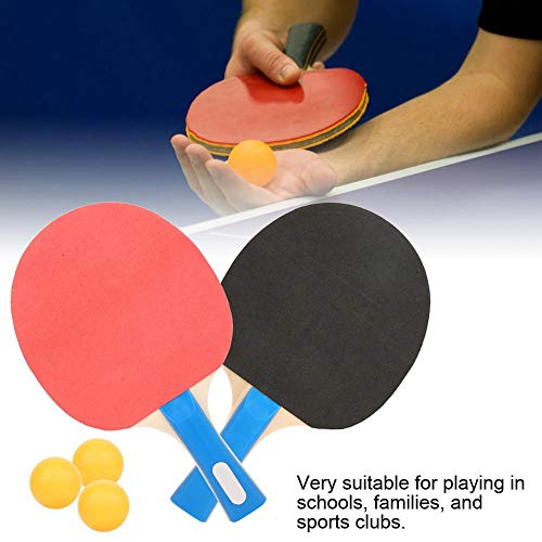 Vbest life Juego de Tenis de Mesa de Padel Ping Pong: Paquete de 4 Raquetas y 6 Pelotas de Tenis de Mesa para Jugar en Interiores o al Aire Libre