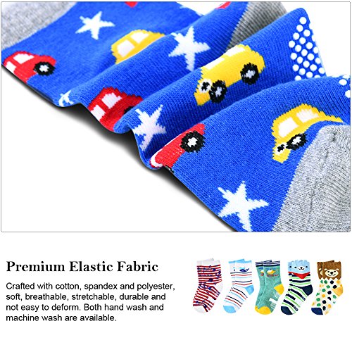 VBIGER 5 pares Niños Calcetines de Invierno Algodón Caliente Antideslizantes Calcetines 1-3 Años VBIGER 5 pares Niños Calcetines de Invierno Algodón Caliente Antideslizantes Calcetines 1-3 Años