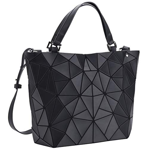 VBIGER Bolso Geométrico Mujer Bolso de Hombro Mujer Estilo Shopper Bolso de Mano Nergo (Negro) VBIGER Bolso Geométrico Mujer Bolso de Hombro Mujer Estilo Shopper Bolso de Mano Nergo (Negro)