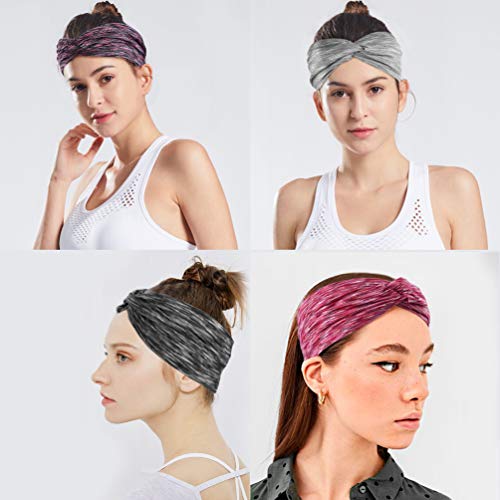 VBIGER Cinta elástica para el cabello deportivo para trotar, yoga, gimnasio, fitness y entrenamiento para mujer Talla única Style1 (22x24cm, hecha de algodón y Spandax) VBIGER Cinta elástica para el cabello deportivo para trotar, yoga, gimnasio, fitness y entrenamiento para mujer Talla única Style1 (22x24cm, hecha de algodón y Spandax)