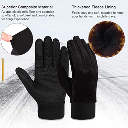 VBIGER Guantes de Invierno Calientes a Prueba del Viento Guantes para el Clima Frío de Pantalla Táctil con Diseño Antideslizante Talla M VBIGER Guantes de Invierno Calientes a Prueba del Viento Guantes para el Clima Frío de Pantalla Táctil con Diseño Antideslizante Talla M