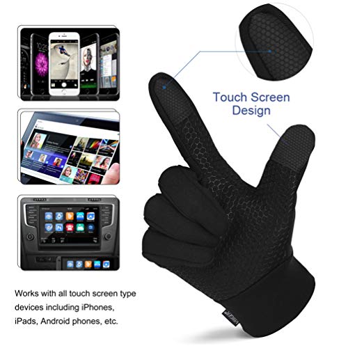 VBIGER Guantes de Invierno Calientes a Prueba del Viento Guantes para el Clima Frío de Pantalla Táctil con Diseño Antideslizante Talla M VBIGER Guantes de Invierno Calientes a Prueba del Viento Guantes para el Clima Frío de Pantalla Táctil con Diseño Antideslizante Talla M