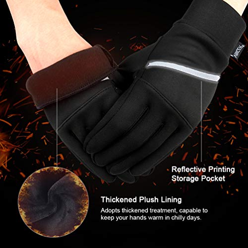 VBIGER Guantes Invierno Hombre Mujeres Cálido Espesar a Prueba de Viento Anti-Deslizantes Táctiles Antideslizantes con Pantalla Táctil de Correr Ciclismo Moto Deportivos Trabajo VBIGER Guantes Invierno Hombre Mujeres Cálido Espesar a Prueba de Viento Anti-Deslizantes Táctiles Antideslizantes con Pantalla Táctil de Correr Ciclismo Moto Deportivos Trabajo