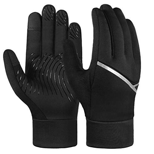VBIGER Guantes Invierno Niños Niña con Pantalla Táctil Antideslizantes de Correr Ciclismo Deportivos Guantes con Primavera y otoño, principios de Invierno (L(8-10 años), Negro) VBIGER Guantes Invierno Niños Niña con Pantalla Táctil Antideslizantes de Correr Ciclismo Deportivos Guantes con Primavera y otoño, principios de Invierno (L(8-10 años), Negro)