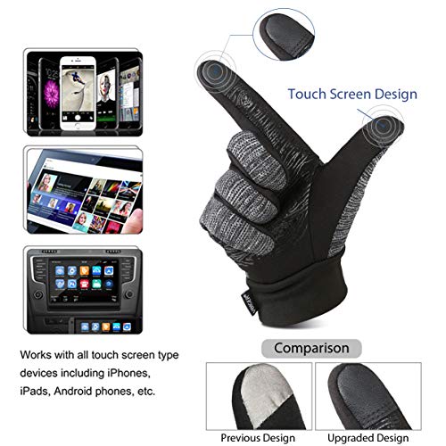 VBIGER Pantalla Táctil Antideslizante de la Silicona Deportes Guantes Calientes al Aire Libre del Otoño e Invierno,Unisex VBIGER Pantalla Táctil Antideslizante de la Silicona Deportes Guantes Calientes al Aire Libre del Otoño e Invierno,Unisex