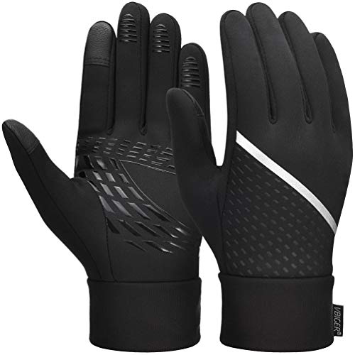 VBIGER Thickened Winter Gloves Touch Screen Gloves Cold Weather Gloves with Anti-slip Silicone and Stretchy Cuff (Negro, S) VBIGER Thickened Winter Gloves Touch Screen Gloves Cold Weather Gloves with Anti-slip Silicone and Stretchy Cuff (Negro, S)