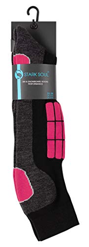 VCA 2 pares Calcetines para deportes de invierno con acolchado especial para mujer VCA 2 pares Calcetines para deportes de invierno con acolchado especial para mujer