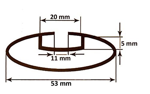 VDP Barras de Aluminio para bacas de hasta 90 kg Confirm, Referencia 005-135-R