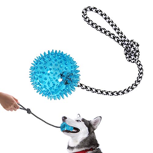 VECELA Pelota de Juguete para Perros, Pelotas para Perros Natural y no Tóxico Juguete de Limpieza para Dientes Duros Indestructibles para Perros Medianos Grandes