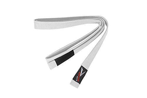 Vector Sports - Cinturón de Artes Marciales Jiu-Jitsu brasileño o BJJ para niños, 100% algodón, K0, Blanco Vector Sports - Cinturón de Artes Marciales Jiu-Jitsu brasileño o BJJ para niños, 100% algodón, K0, Blanco
