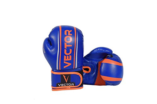 Vector Sports Guantes de Boxeo para niños, Entrenamiento de Boxeo, Saco de Boxeo, Guantes de Boxeo, Guantes de Boxeo, Muay tailandés, Kickboxing, Artes Marciales, Entrenamiento para niños y niñas.