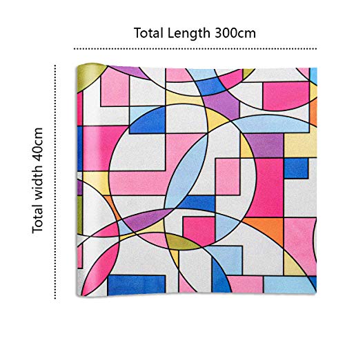 VEELIKE Vinilo Ventana Geométrico Vinilo Opaco Electrostaticos Vinilos Decorativos Vinilos Translucidos para Puertas de Cristal Ventanas 40cm x 300cm VEELIKE Vinilo Ventana Geométrico Vinilo Opaco Electrostaticos Vinilos Decorativos Vinilos Translucidos para Puertas de Cristal Ventanas 40cm x 300cm