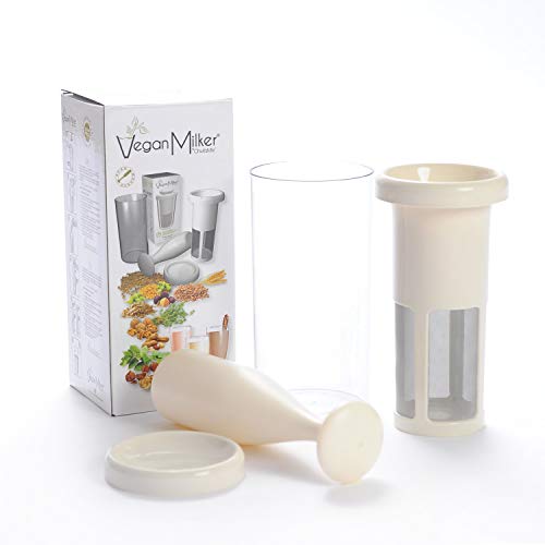 Vegan Milker Classic (by Chufamix), utensilio para Hacer leches Vegetales a Partir de Cualquier semilla. Elabora 1 litro en 1 Minuto. Made in Spain. E-Book de Recetas (descárgalo en la Web Chufamix)
