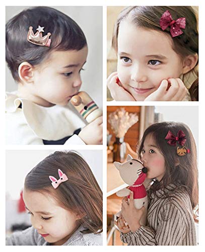 VEGCOO 54 Piezas Clips Pelo Bebe Niña y Gomas del Pelo Elásticos, Multicolor Horquillas Pelo Pinzas Bandas Accesorios para El Cabello con Caja de Regalo para Niña (A) VEGCOO 54 Piezas Clips Pelo Bebe Niña y Gomas del Pelo Elásticos, Multicolor Horquillas Pelo Pinzas Bandas Accesorios para El Cabello con Caja de Regalo para Niña (A)