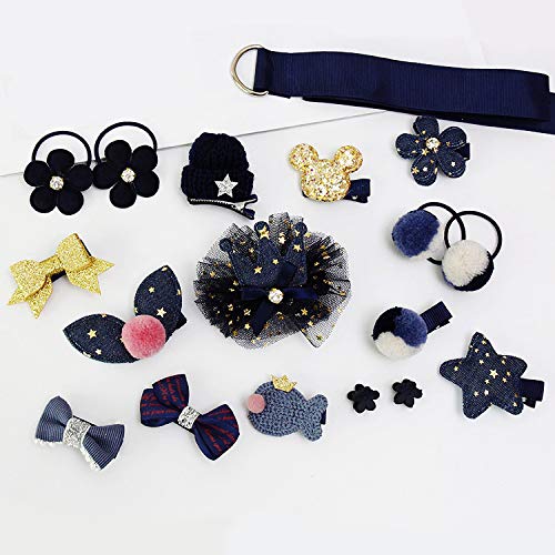 VEGCOO 54 Piezas Clips Pelo Bebe Niña y Gomas del Pelo Elásticos, Multicolor Horquillas Pelo Pinzas Bandas Accesorios para El Cabello con Caja de Regalo para Niña (A) VEGCOO 54 Piezas Clips Pelo Bebe Niña y Gomas del Pelo Elásticos, Multicolor Horquillas Pelo Pinzas Bandas Accesorios para El Cabello con Caja de Regalo para Niña (A)