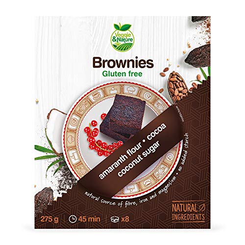 Veggie&Nature - Mezcla para brownies sin gluten (5 x 275 g)