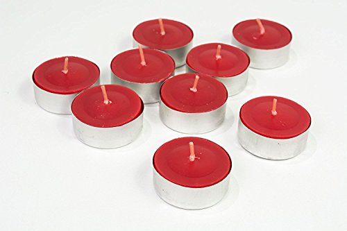 Velas de té aromáticas velas set 54pcs 4 sabores candelabros de surtido (paquetes de 6x9) 4 aromas Fresa, Manzana, Lavanda, Naranja (aroma combo B)