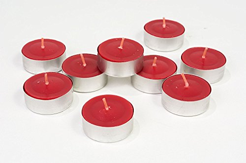 Velas de té aromáticas velas set 54pcs 4 sabores candelabros de surtido (paquetes de 6x9) 4 aromas Fresa, Manzana, Lavanda, Naranja (aroma combo B)