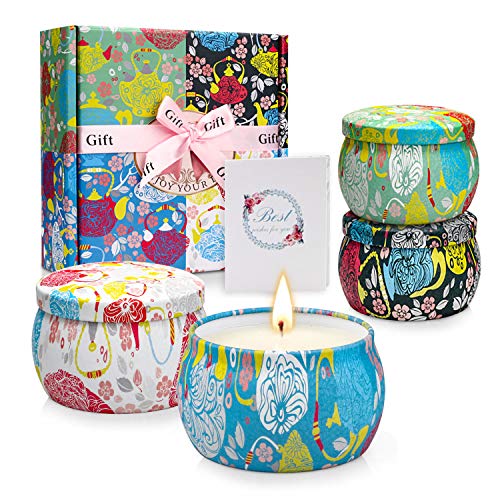 Velas Perfumadas de Regalo, Regalos Originales para Mujer, Cera de Soja 100% Natural, 25-30 Horas, Velas Aromaticas Yoga, Regalos San Valentin, Día del Padre, Aniversario, Navidad, Año Nuevo, Portátil Velas Perfumadas de Regalo, Regalos Originales para Mujer, Cera de Soja 100% Natural, 25-30 Horas, Velas Aromaticas Yoga, Regalos San Valentin, Día del Padre, Aniversario, Navidad, Año Nuevo, Portátil