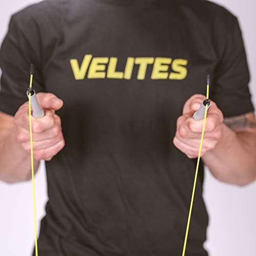 Velites Cuerda de Saltar lastrada para Crossfit, Boxeo y Fitness Vropes Fire 2.0 Comba de Velocidad de Aluminio (Lastres no incluidos)