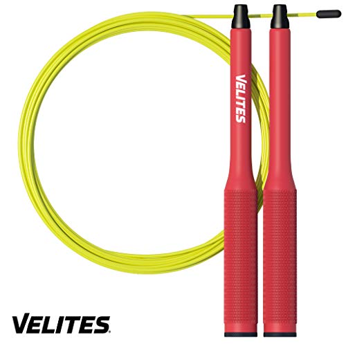 Velites Cuerda de Saltar lastrada para Crossfit, Boxeo y Fitness Vropes Fire 2.0 Comba de Velocidad de Aluminio (Lastres no inculidos) Velites Cuerda de Saltar lastrada para Crossfit, Boxeo y Fitness Vropes Fire 2.0 Comba de Velocidad de Aluminio (Lastres no inculidos)
