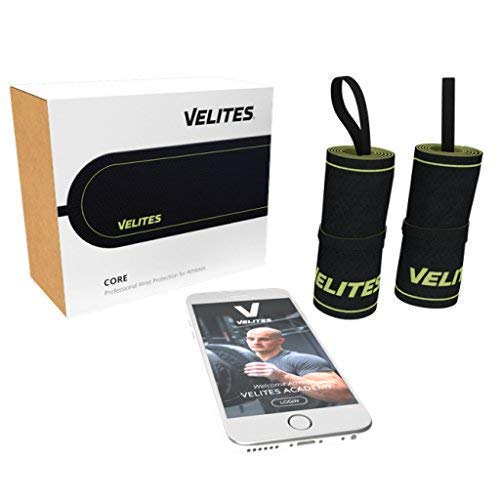 Velites Muñequeras Profesionales bicapa para Crossfit, Gimnasio o Halterofilia Core (Verde)