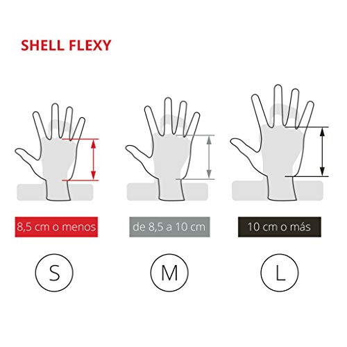 Velites Shell Flexy (L) Calleras para Crossfit, Gimnasio o Entrenamiento, Adultos Unisex, Rojo