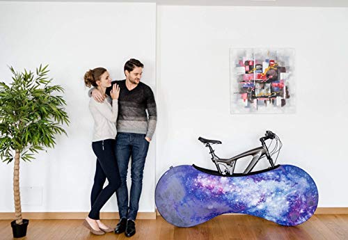 Velo Sock Galaxy Bike Cover, Unisex-Adult, Sirve para EL 99% DE Las Bicicletas para Adultos