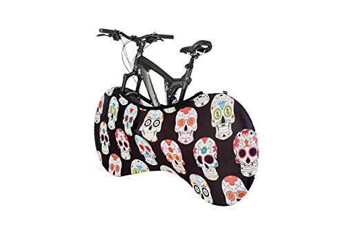 Velo Sock Skulls Bike Cover, Unisex-Adult, Sirve para EL 99% DE Las Bicicletas para Adultos Velo Sock Skulls Bike Cover, Unisex-Adult, Sirve para EL 99% DE Las Bicicletas para Adultos