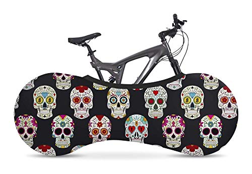 Velo Sock Skulls Bike Cover, Unisex-Adult, Sirve para EL 99% DE Las Bicicletas para Adultos Velo Sock Skulls Bike Cover, Unisex-Adult, Sirve para EL 99% DE Las Bicicletas para Adultos
