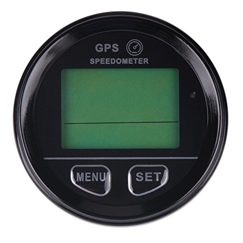 Velocímetro cuentakilómetros GPS digital con retroiluminación de Searon, impermeable, alarma de alta velocidad, compatible con vehículos, motocicletas, quads y UTV Velocímetro cuentakilómetros GPS digital con retroiluminación de Searon, impermeable, alarma de alta velocidad, compatible con vehículos, motocicletas, quads y UTV
