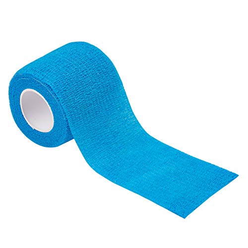 Venda Cohesiva Envoltura Tape Vet, 5 cm x 4,5 m 12 Pack - Vendaje Autoadhesivo para Primeros Auxilios, Lesiones Deportivas, Hinchazón y Esguinces de Tobillo y Muñeca (Multicolor)