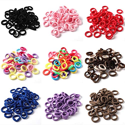 Venta al por Mayor 50pcs / Lot Girls 3.0 CM Bandas elásticas de Nylon for el Cabello Bandas de Goma Gomas for el Cabello Cuerdas for el Cabello Accesorios for el Cabello Cintas para el Pelo