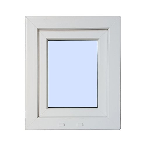 Ventanastock PVCB0001L Ventana PVC Oscilobatiente, Blanco