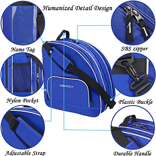 VENTCY Bolsa para Patines, Bolsa Patines Adulto, Bolsa Patines Ruedas, Bolsa Patines Línea para Nina, Bolsa Patines 4 Ruedas hasta El Tamaño 45 (EU) Azul VENTCY Bolsa para Patines, Bolsa Patines Adulto, Bolsa Patines Ruedas, Bolsa Patines Línea para Nina, Bolsa Patines 4 Ruedas hasta El Tamaño 45 (EU) Azul