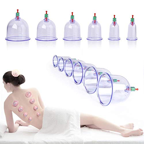Ventosa de Masaje Cuerpo Copa de Succión Vacío Tradicional Chino para la Salud (12 copas) Ventosa de Masaje Cuerpo Copa de Succión Vacío Tradicional Chino para la Salud (12 copas)