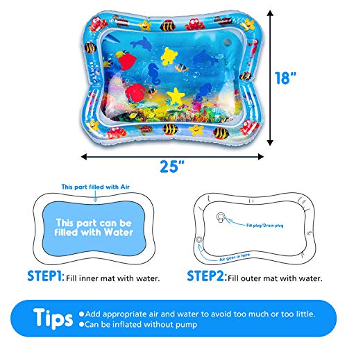 Ventvinal Alfombra Inflable con Agua 66 * 50cm, Juego de Esterilla de Agua PVC Grueso, Adecuado para niños pequeños, es el Momento de diversión Juego Centro de Actividad Ventvinal Alfombra Inflable con Agua 66 * 50cm, Juego de Esterilla de Agua PVC Grueso, Adecuado para niños pequeños, es el Momento de diversión Juego Centro de Actividad