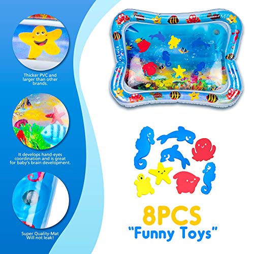 Ventvinal Alfombra Inflable con Agua 66 * 50cm, Juego de Esterilla de Agua PVC Grueso, Adecuado para niños pequeños, es el Momento de diversión Juego Centro de Actividad Ventvinal Alfombra Inflable con Agua 66 * 50cm, Juego de Esterilla de Agua PVC Grueso, Adecuado para niños pequeños, es el Momento de diversión Juego Centro de Actividad