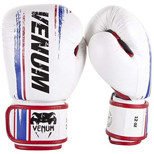 VENUM Bangkok Spirit Guantes de Boxeo, Unisex Adulto, Blanco, 16oz