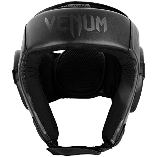 VENUM Challenger 2.0 Casco de Boxeo Abierto, Unisex Adulto, Negro/Negro, Talla Unica