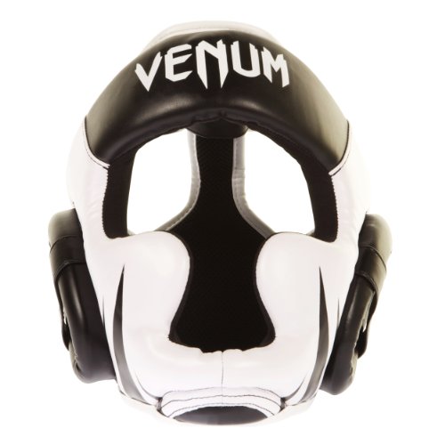 VENUM Challenger 2.0 Casco MMA, Unisex Adulto, Negro/Blanco, Talla Única VENUM Challenger 2.0 Casco MMA, Unisex Adulto, Negro/Blanco, Talla Única