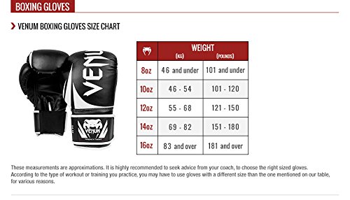 VENUM Challenger 2.0 Guantes de Boxeo, Unisex Adulto, Negro/Negro Matte, 12 oz