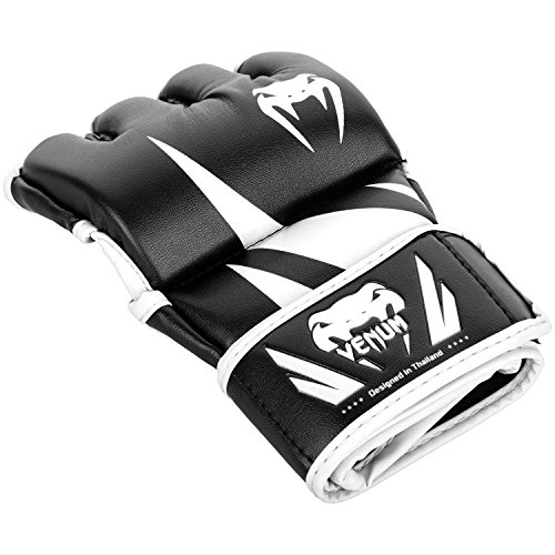 VENUM Challenger 2.0 Guantes de MMA sin plugar, Unisex Adulto, Negro, L/XL