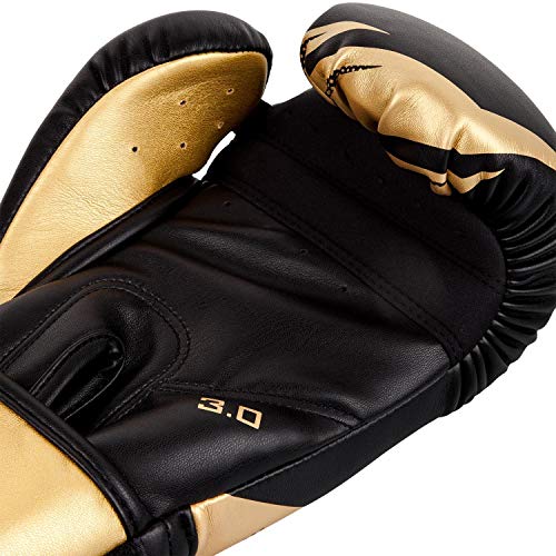 VENUM Challenger 3.0 Guantes de Boxeo, Unisex Adulto, Negro/Dorado, 12 Oz VENUM Challenger 3.0 Guantes de Boxeo, Unisex Adulto, Negro/Dorado, 12 Oz