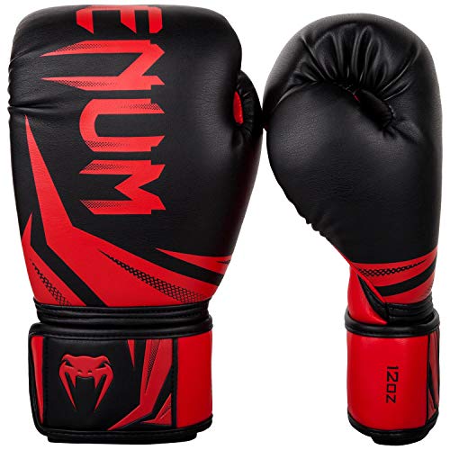 VENUM Challenger 3.0 Guantes de Boxeo, Unisex Adulto, Negro/Rojo, 10 Oz VENUM Challenger 3.0 Guantes de Boxeo, Unisex Adulto, Negro/Rojo, 10 Oz