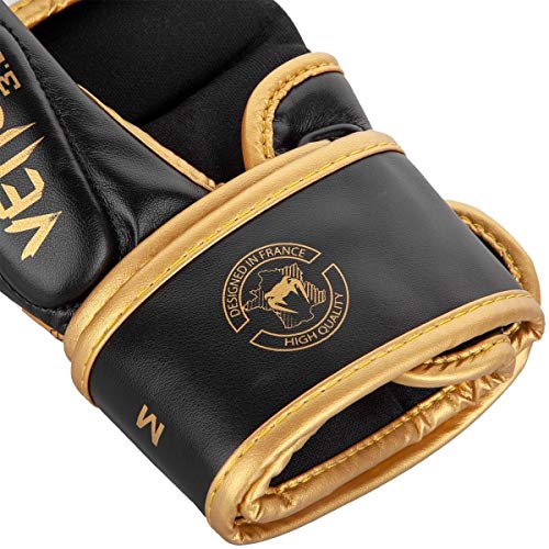 VENUM Challenger 3.0 Guantes de MMA Sparring, Unisex Adulto, Blanco/Negro/Oro, S VENUM Challenger 3.0 Guantes de MMA Sparring, Unisex Adulto, Blanco/Negro/Oro, S