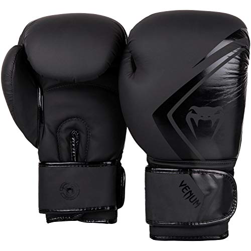 VENUM Contender 2.0 Guantes de Boxeo, Unisex Adulto, Negro/Negro, 14 Oz