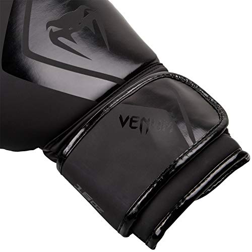 VENUM Contender 2.0 Guantes de Boxeo, Unisex Adulto, Negro/Negro, 14 Oz