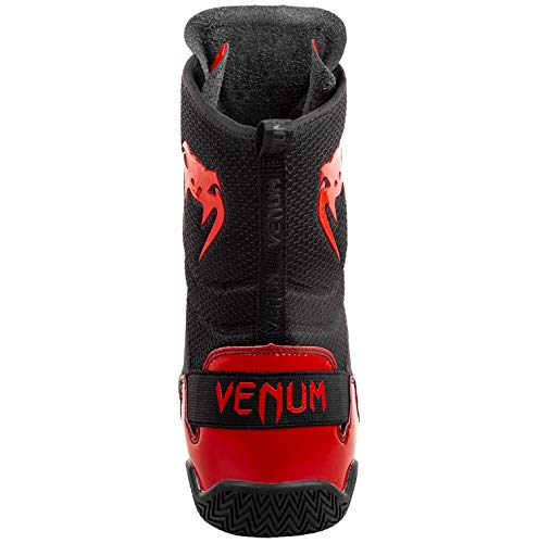 Venum Elite, Zapatillas de Boxeo Unisex Adulto, Multicolor (Negro/Rojo 100), 42.5 EU