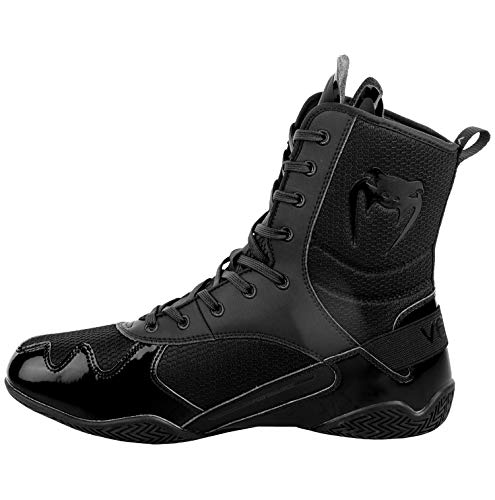 Venum Elite, Zapatos de Boxeo Unisex Adulto, Negro, 40 EU